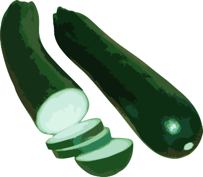 Public domain zucchini image